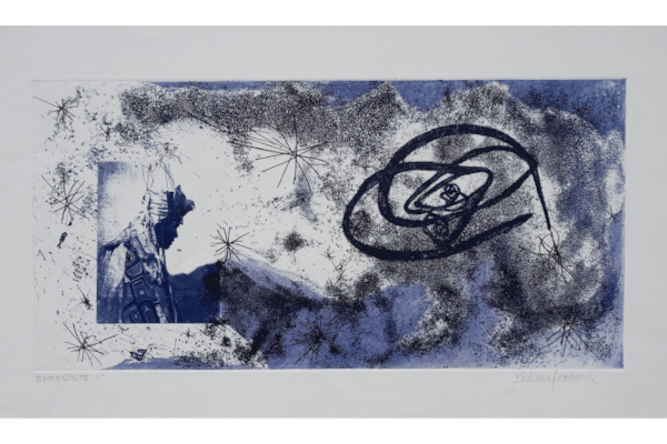 EARTH SPIRITS II<br>90x55cm<br>fotograbado, aguafuerte y aguatinta