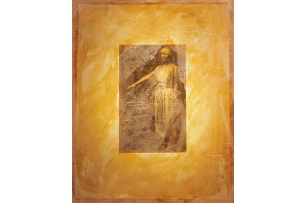 CAJA DE LUZ I<br>1998, 39,5x47x18cm<br>Técnica mixta
