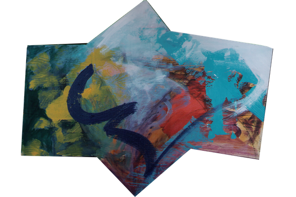 ESPACIO I<br>1990, 50x40cm<br>Oleo s/madera