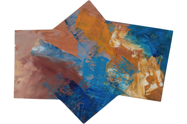 ESPACIO XIV<br>1992, 51x42cm<br>Oleo s/madera