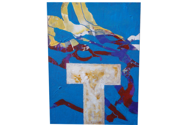 SER III<br>2021, 35x25cm<br>Óleo s/madera