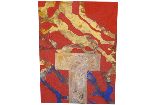 SER I<br>2021, 35x25cm<br>Óleo s/madera