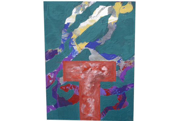 SER II<br>2021, 35x25cm<br>Óleo s/madera