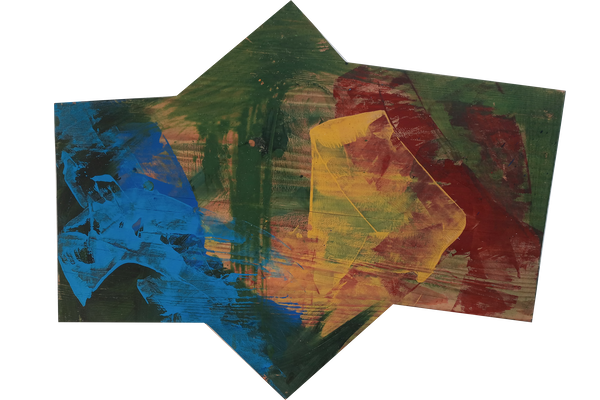 ESPACIO XV<br>1992, 51x42cm<br>Oleo s/madera