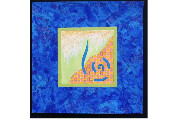 CAMINOS DE VIDA, UN RENACER 9<br>2009, 50x50cm<br>Técnica mixa s/papel